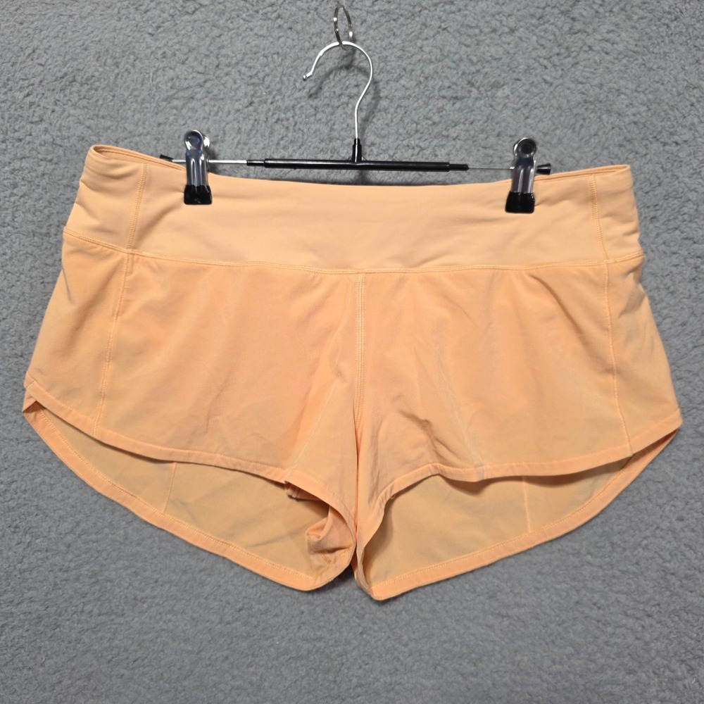 lululemon athletica Peach Mid-Rise Athletic Shorts